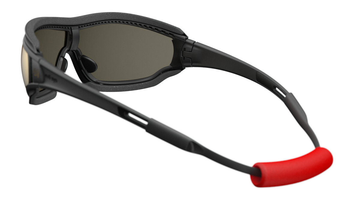 evil eye fusor pro E005 Sportbrille – 9200 black matt – space M – Rückansicht
