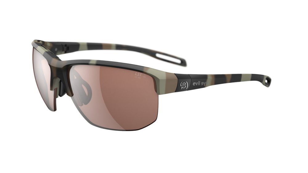 evil eye elate.t Sportbrille – camo matt – LST® contrast silver M – Seitenansicht