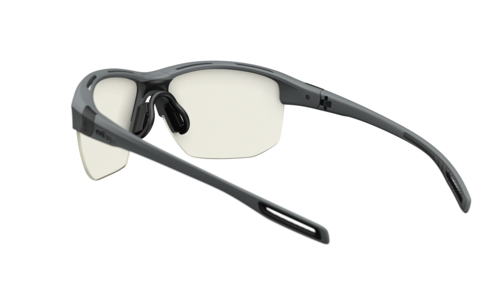 evil eye elate.t E019 Sportbrille – 6800 dark grey matt – e-sport – Rückansicht