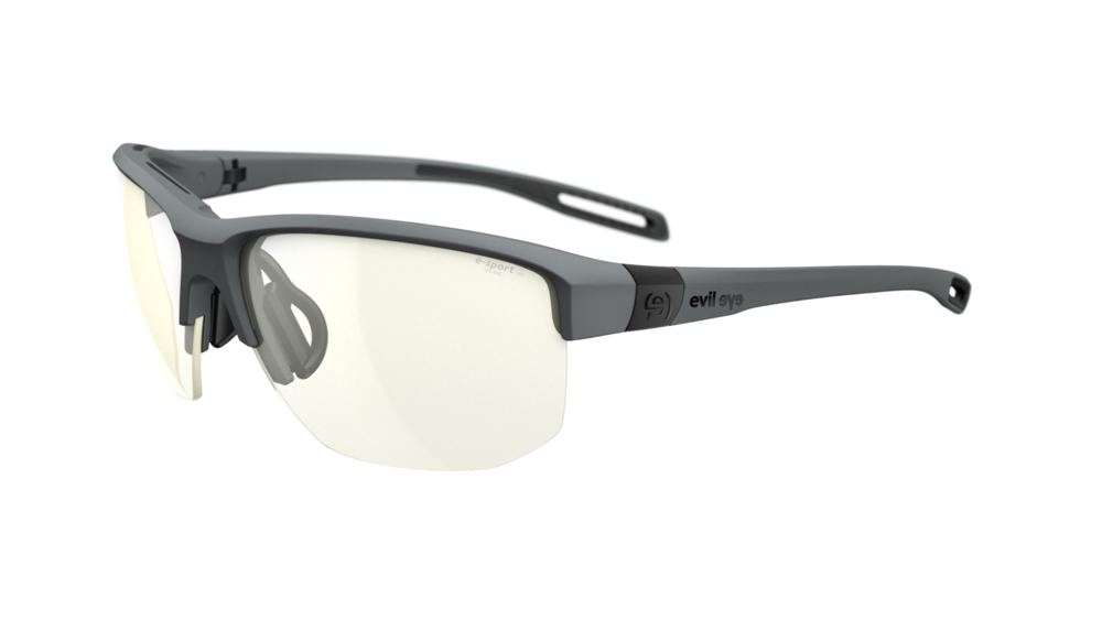 evil eye elate.t E019 Sportbrille – 6800 dark grey matt – e-sport – Seitenansicht