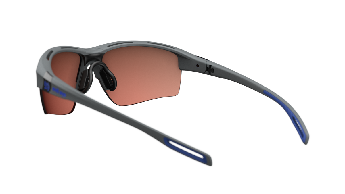 evil eye elate.p Sportbrille – dark grey matt – LST® active blue M – Rückansicht