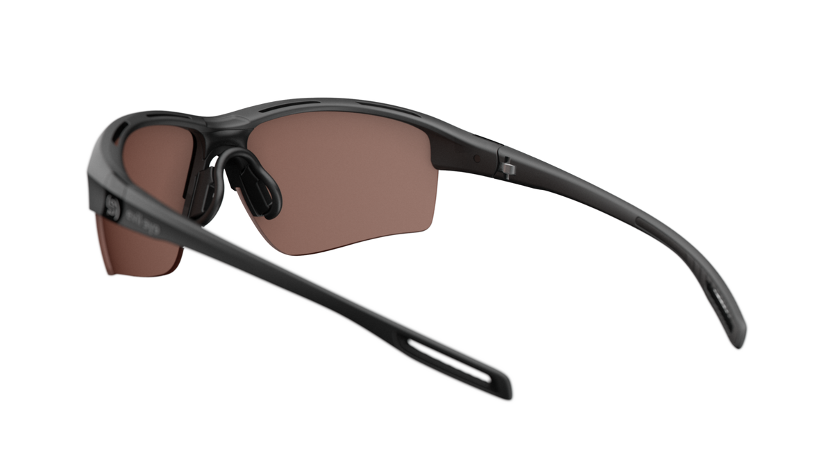 evil eye elate.p Sportbrille – black matt – LST® contrast silver M – Rückansicht