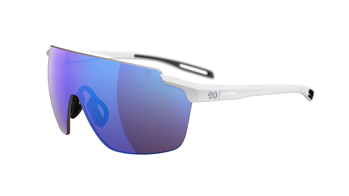 evil eye vistair-x Sportbrille – white matt – LST® active blue M – Seitenansicht