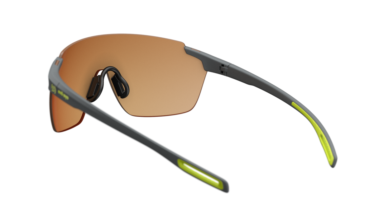 evil eye vistair-x E029 Sportbrille – 6500 dark grey matt – LST® VARiO blue-green M – Rückansicht