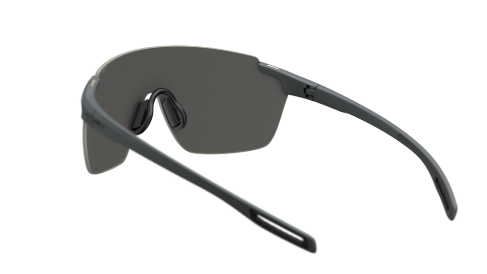 evil eye vistair-x Sportbrille – dark grey matt – e-sport – Rückansicht