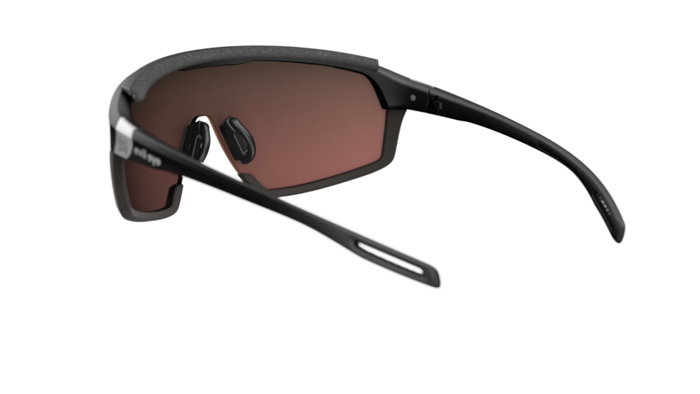evil eye traileye ng pro E032 Sportbrille – 6500 dark grey matt – LST® active blue M – Rückansicht