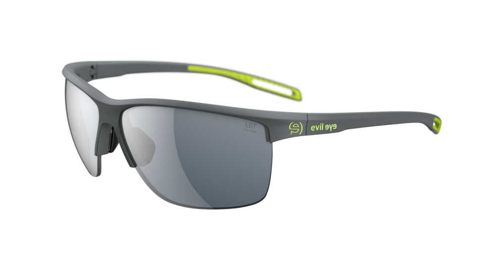 evil eye epyx-y ng Sportbrille – dark grey matt – LST® grey silver M – Seitenansicht