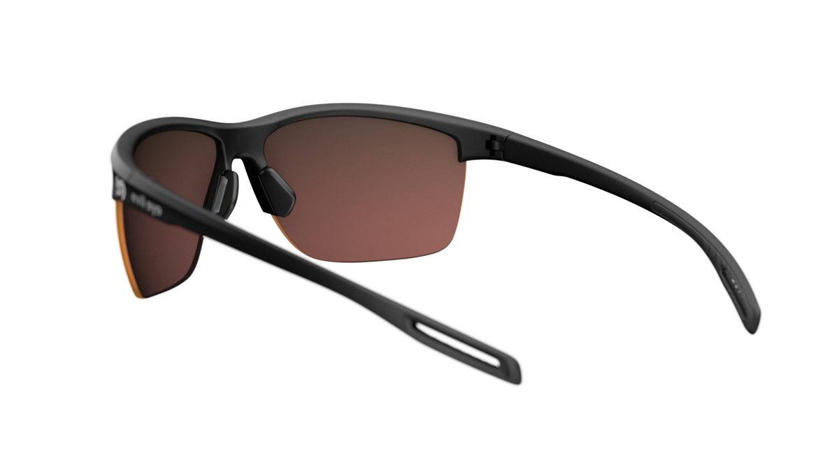 evil eye epyx-y ng Sportbrille – black matt – LST® active red M – Rückansicht