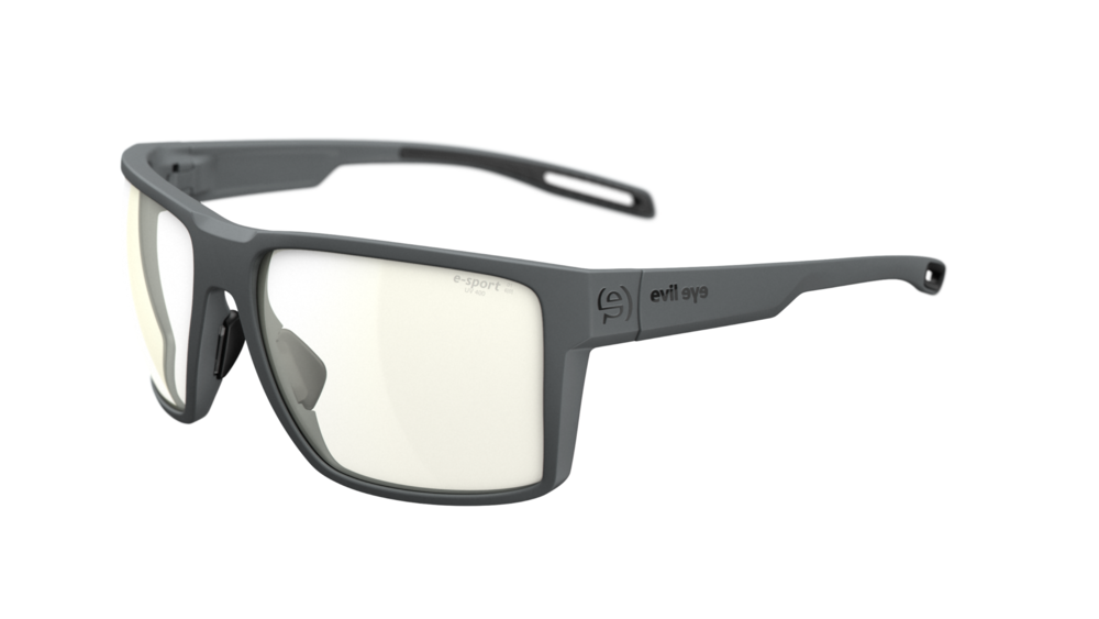 evil eye seaside Sportbrille – dark grey matt – e-sport – Seitenansicht