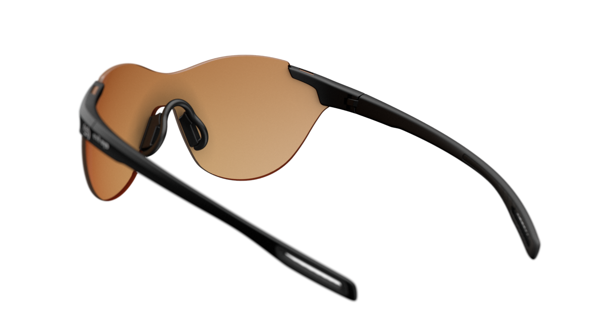 evil eye vistair-f E040 Sportbrille – 9000 black matt – LST® VARiO blue-green M – Rückansicht