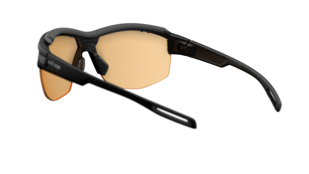 evil eye pathline pro Sportbrille – black matt – LST® VARiO purple M – Rückansicht