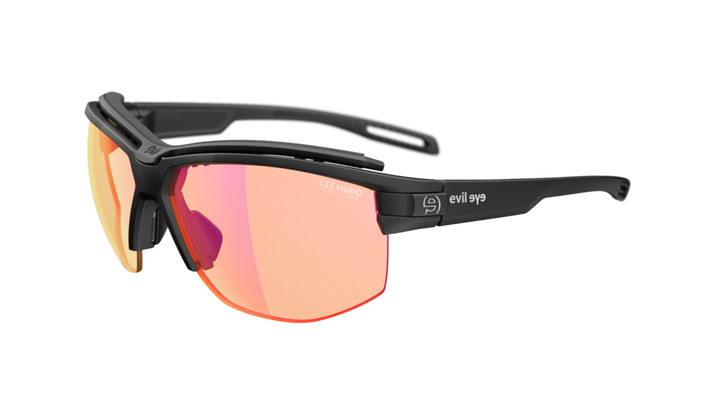 evil eye pathline pro Sportbrille – black matt – LST® VARiO purple M – Seitenansicht
