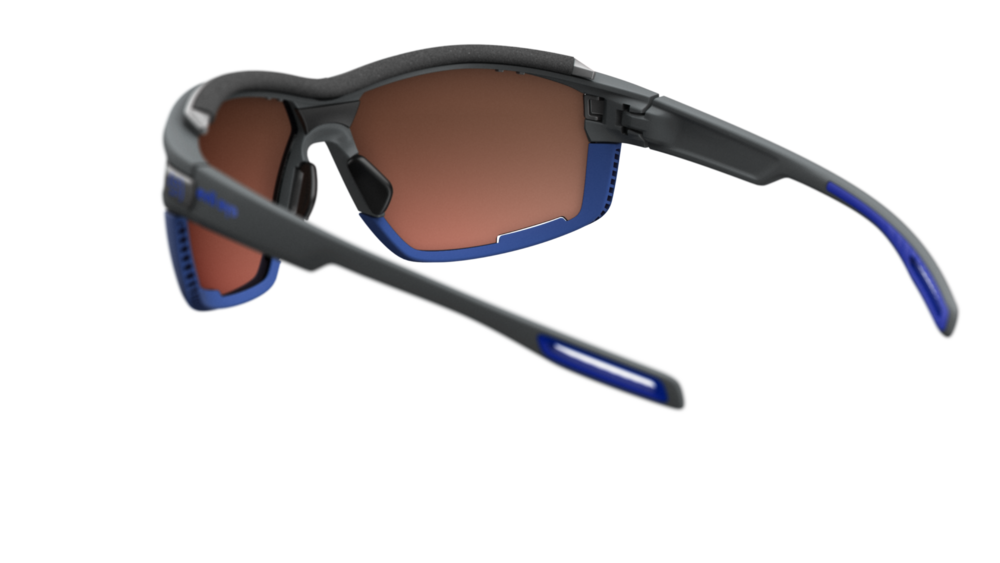 evil eye pathline air pro E049 Sportbrille – 6600 dark grey matt – LST® active blue M – Rückansicht