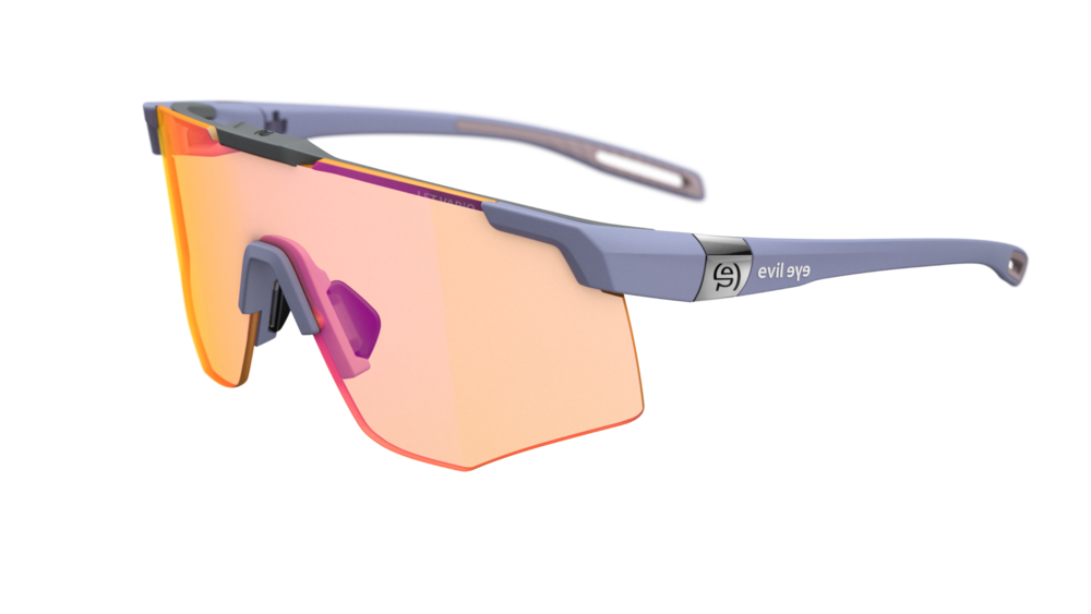 evil eye speedsense Sportbrille – grape matt – LST® VARiO purple M – Seitenansicht