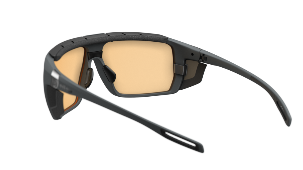 evil eye stormline pro E056 Sportbrille – 6500 dark grey matt – LST® VARiO purple M – Rückansicht