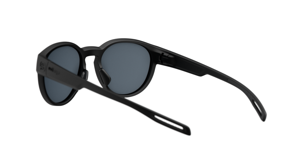 evil eye terra Sportbrille – black matt – LST® grey silver M – Rückansicht