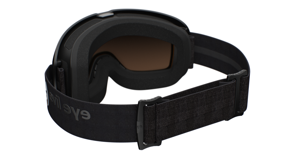 evil eye peaksight E604 Skibrille – 9400 black matt – space M – Rückansicht