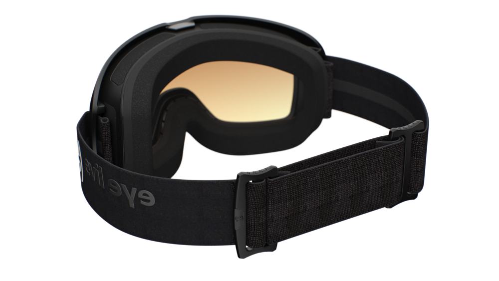 evil eye peaksight cl Skibrille – black matt – LST® VARiO blue-green M light – Rückansicht