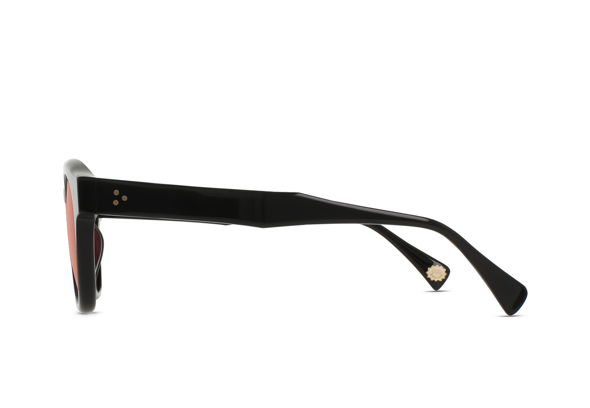 Raen Zelti 49 Sonnenbrille – Recycled Black / Dune – Ansicht 3