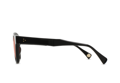 Raen Zelti 49 Sonnenbrille – Recycled Black / Dune – Ansicht 3