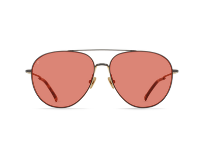 Raen Serona 61 Sonnenbrille – Satin Black & Gold / Dune – Ansicht 1