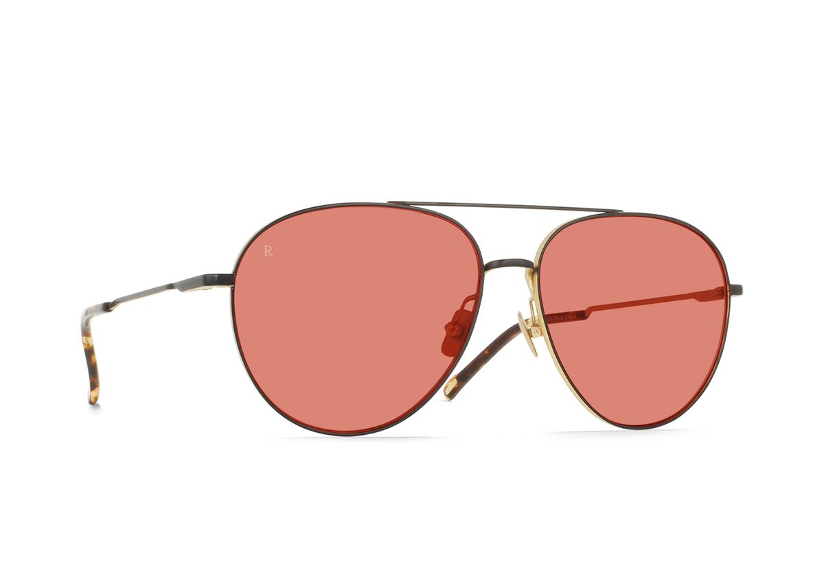 Raen Serona 61 Sonnenbrille – Satin Black & Gold / Dune – Ansicht 2