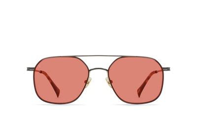 Raen Spyre 54 Sonnenbrille – Satin Black & Gold / Dune – Ansicht 1