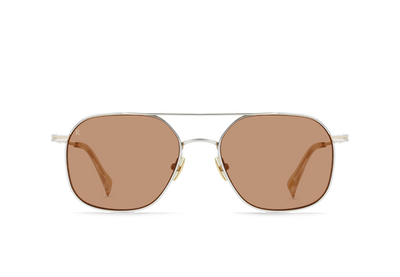 Raen Spyre 54 Sonnenbrille – Silver & Classic Gold / Ceylon – Ansicht 1