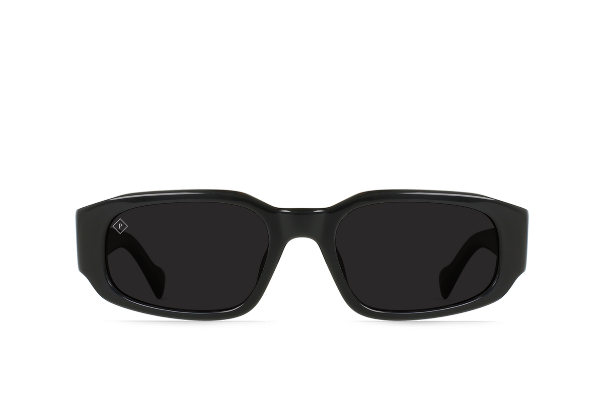 Raen Zamani 54 Sonnenbrille – Crystal Black / Smoke Polarized – Ansicht 1