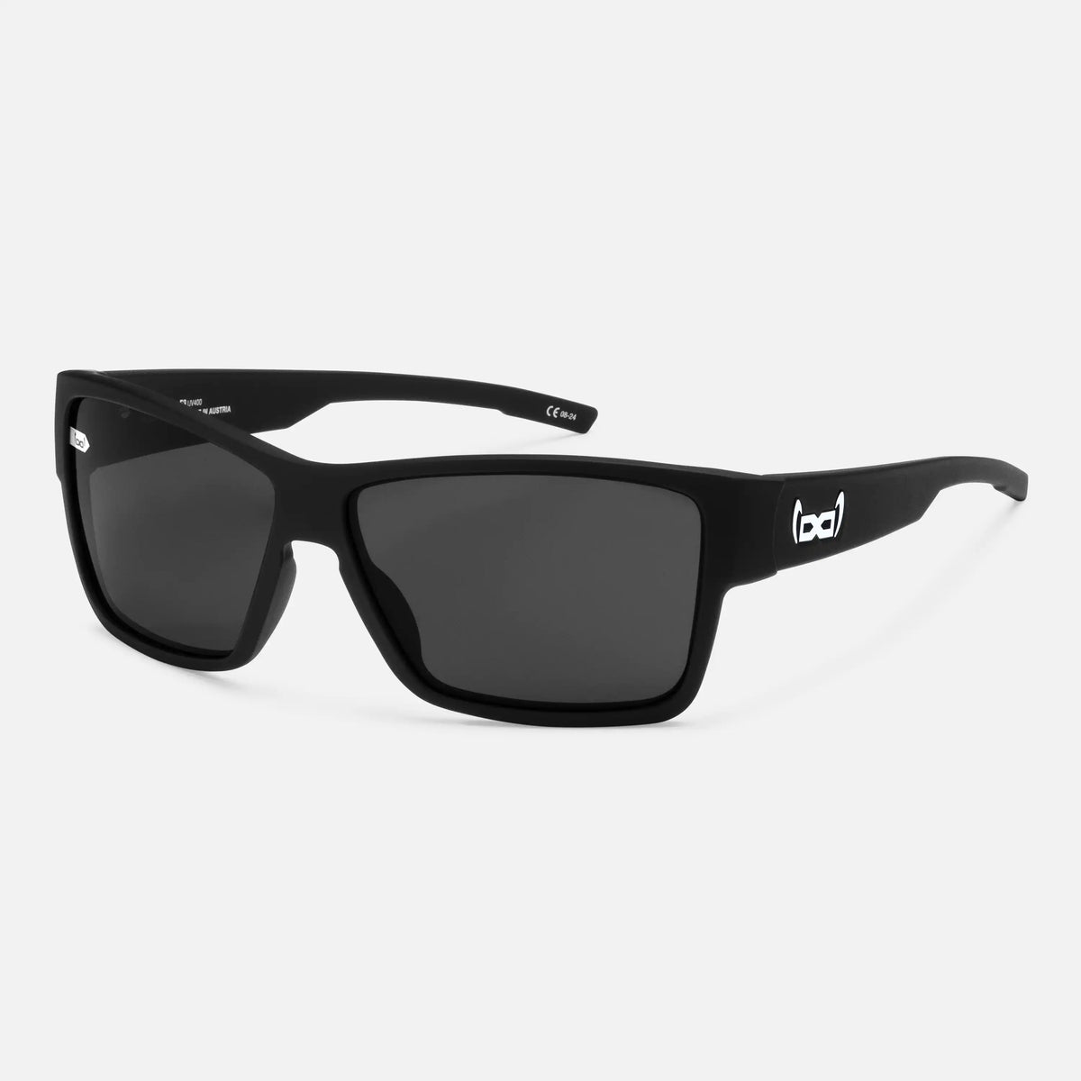gloryfy G14 black in black Sportbrille – Schrägansicht