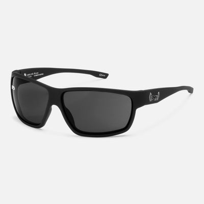 gloryfy G15 black in black Sportbrille – Schrägansicht