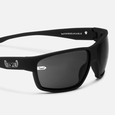 gloryfy G15 black in black Sportbrille – Seitenansicht