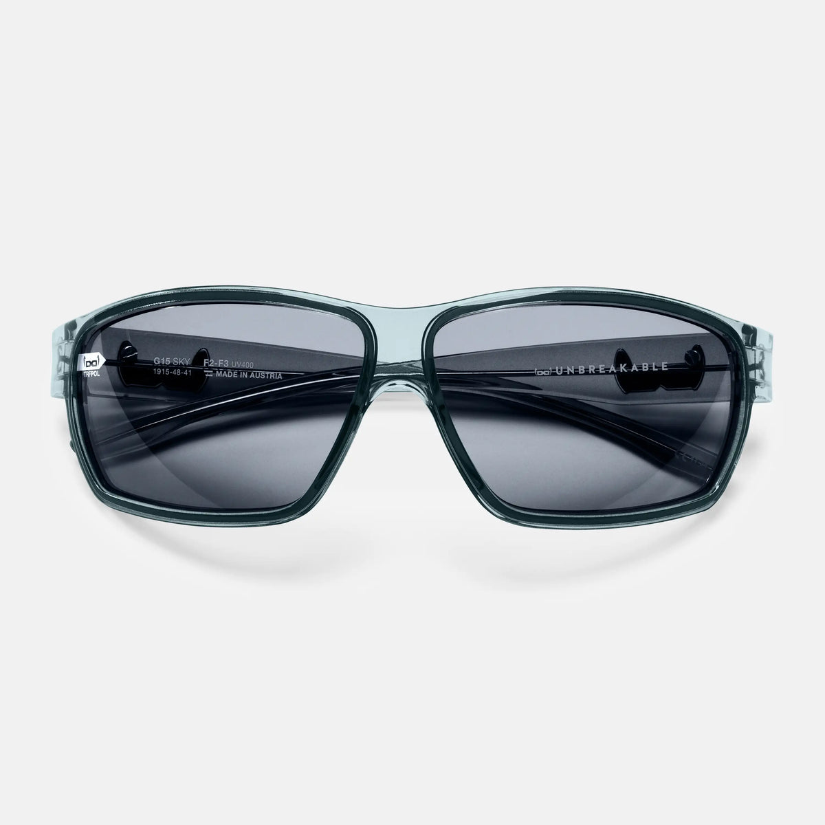 gloryfy G15 sky TRF POL Sportbrille – Frontansicht