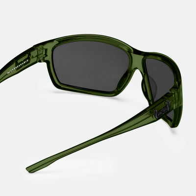 gloryfy G15 dark green Sportbrille – Rückansicht
