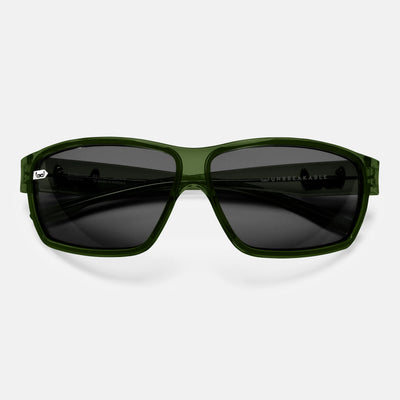 gloryfy G15 dark green Sportbrille – Frontansicht