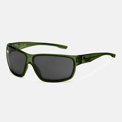 gloryfy G15 dark green Sportbrille – Schrägansicht