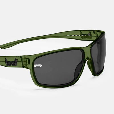gloryfy G15 dark green Sportbrille – Seitenansicht