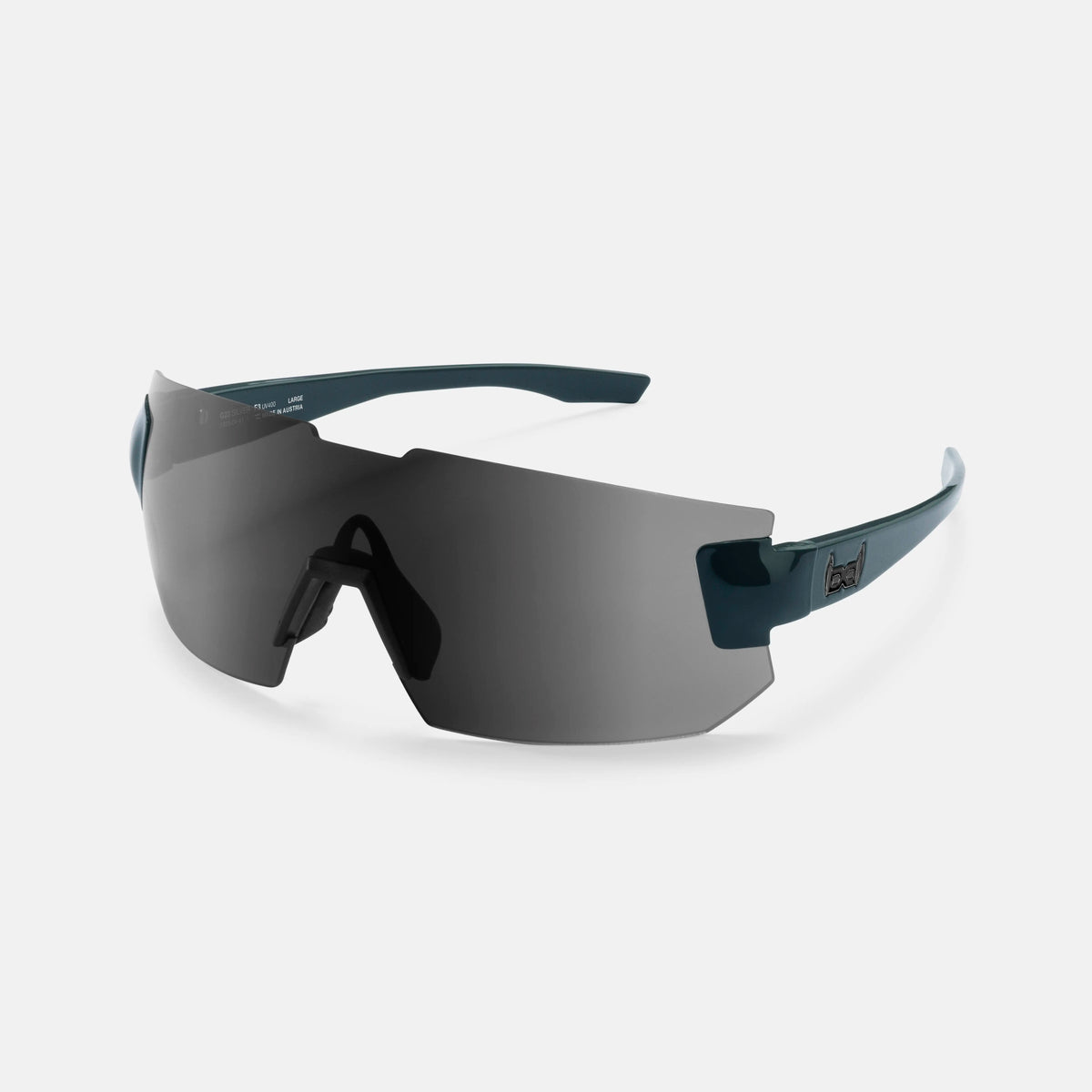 gloryfy G23 silver Sportbrille – Schrägansicht