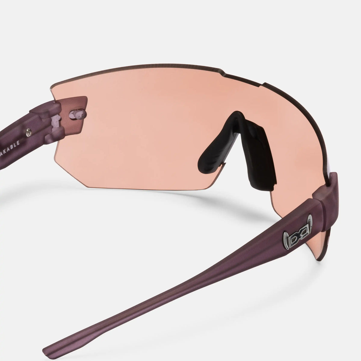 gloryfy G25 purple TRF Sportbrille – Rückansicht