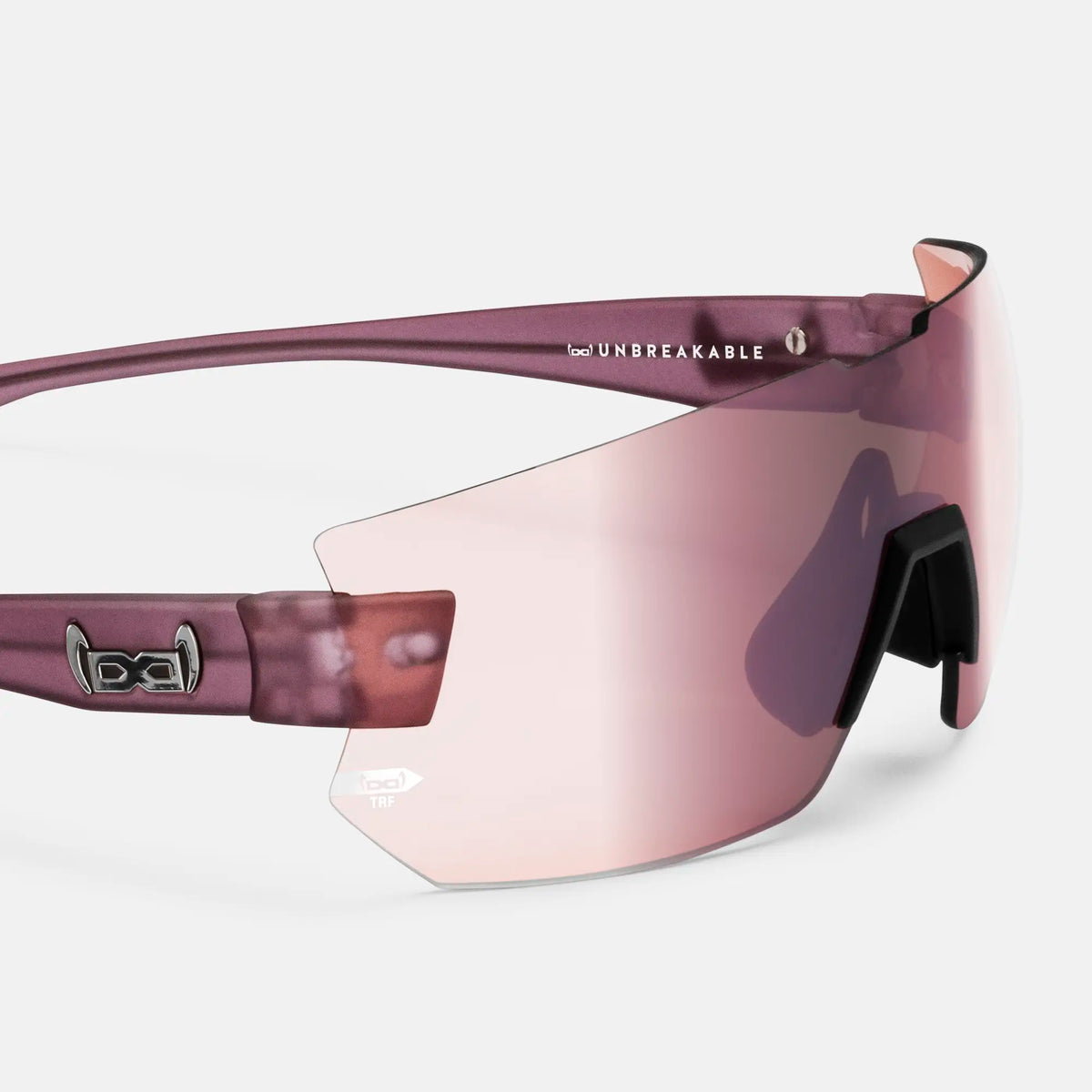 gloryfy G25 purple TRF Sportbrille – Seitenansicht