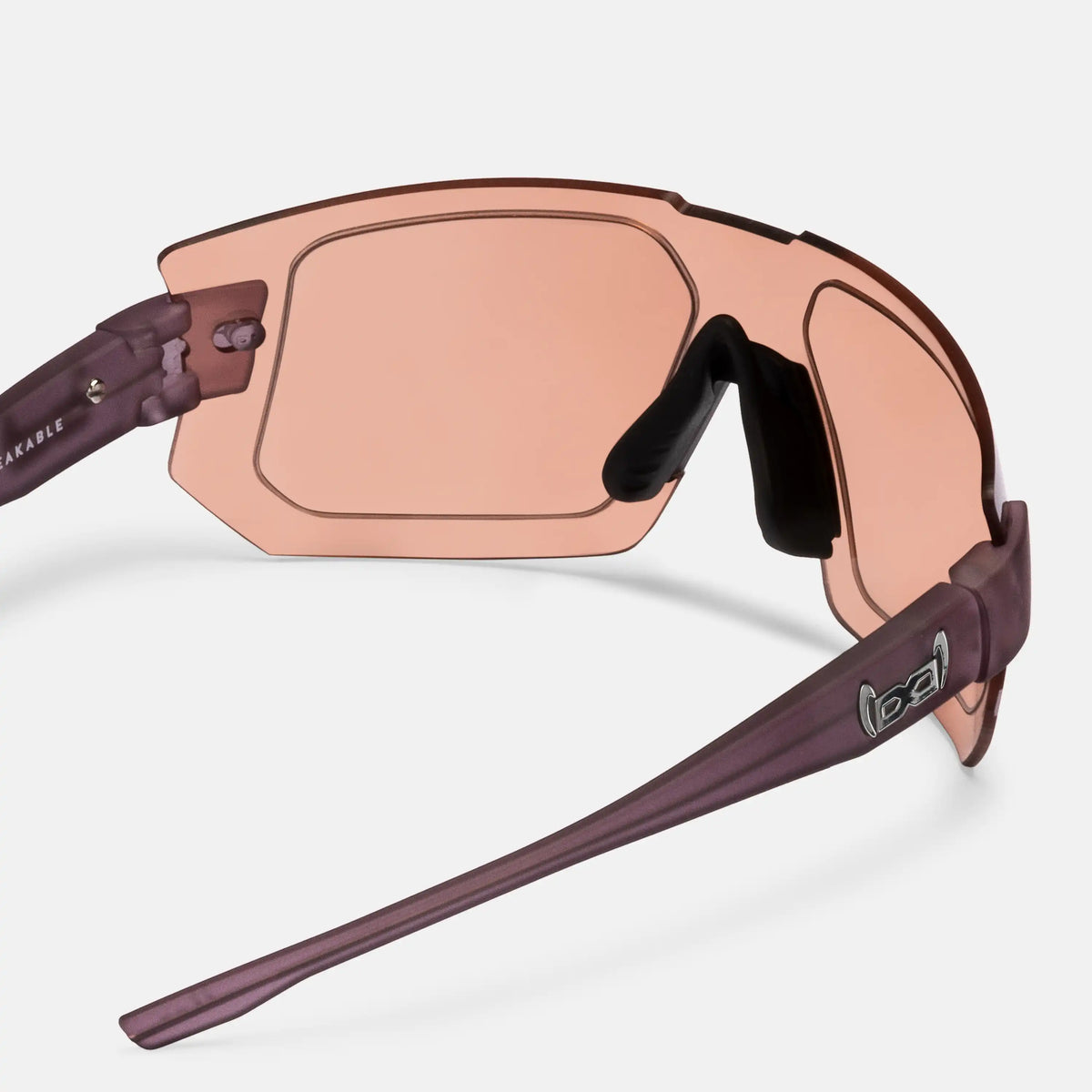 gloryfy G25 HELIOZ purple TRF Sportbrille – Rückansicht