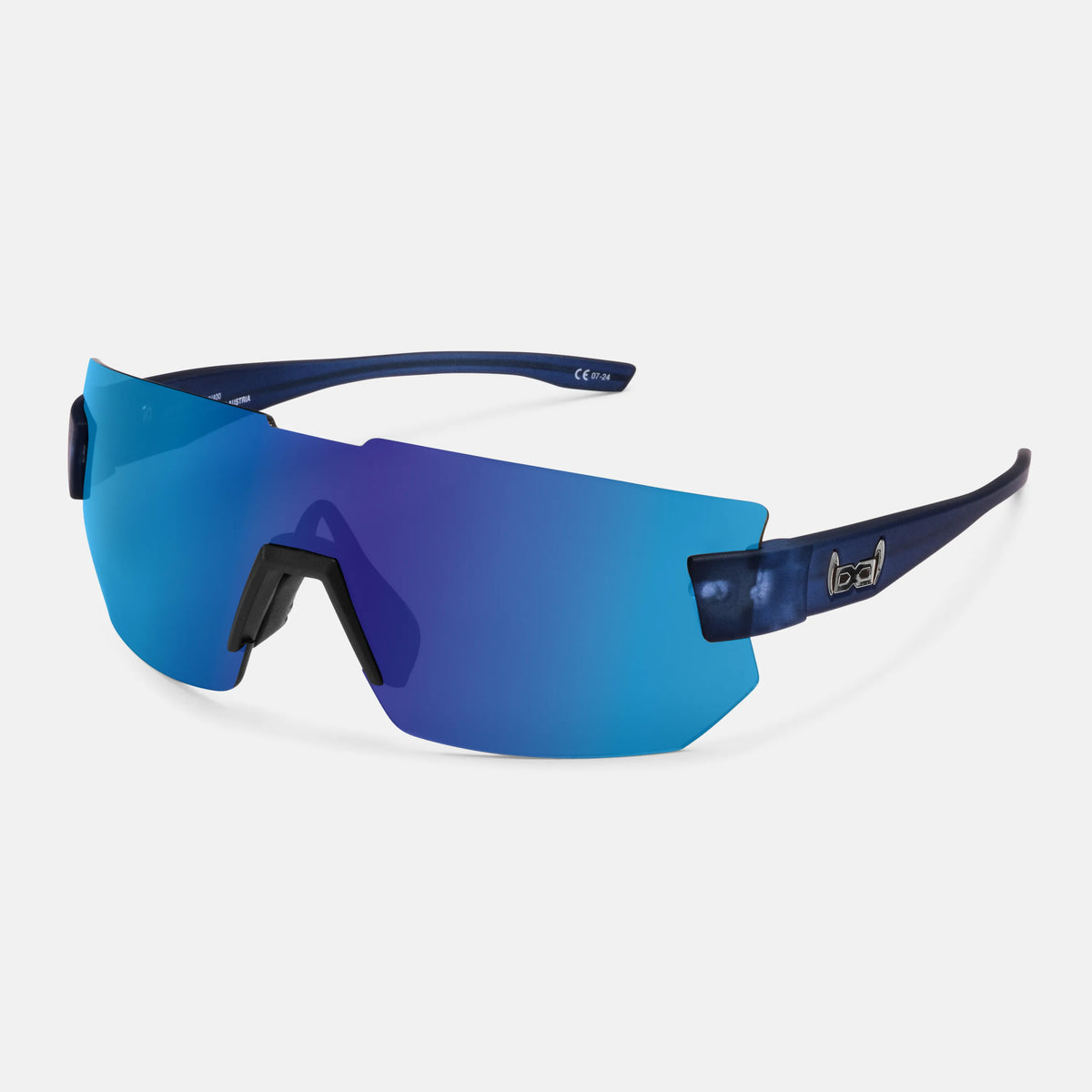 gloryfy G25 navy Sportbrille – Schrägansicht