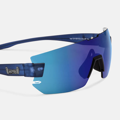 gloryfy G25 navy Sportbrille – Seitenansicht