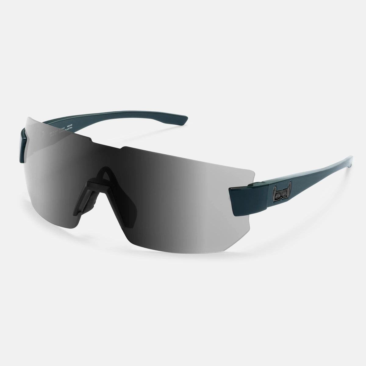 gloryfy G25 silver Sportbrille – Schrägansicht