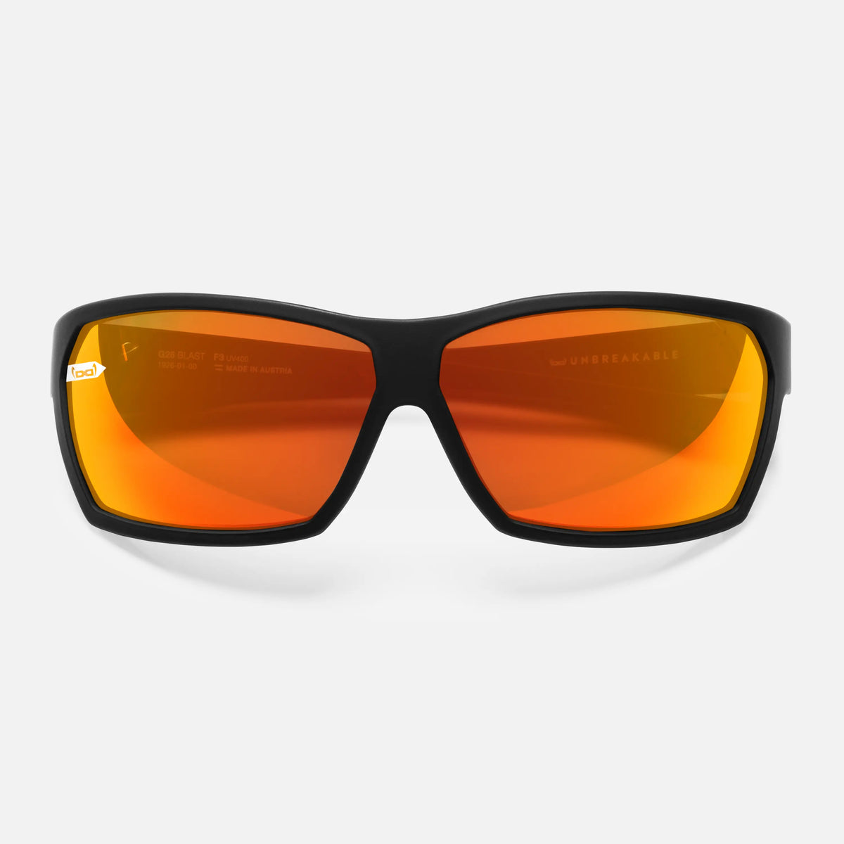 gloryfy G26 blast red Sportbrille – Frontansicht