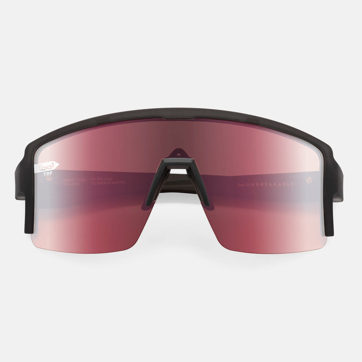 gloryfy G40 flatline E-Bike Edition TRF Sportbrille – Frontansicht