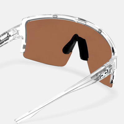 gloryfy G40 flatline clear Sportbrille – Rückansicht