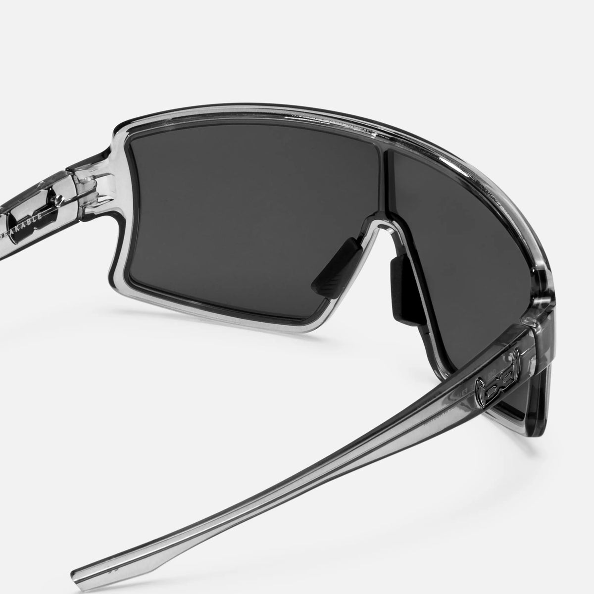 gloryfy G42 smoke grey Sportbrille – Rückansicht