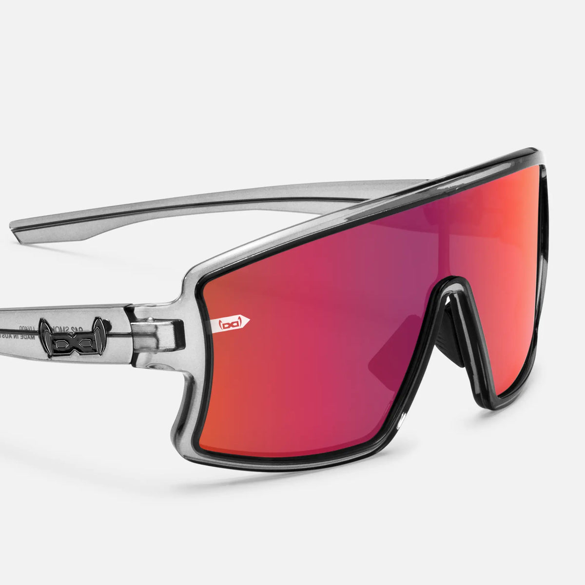 gloryfy G42 smoke grey Sportbrille – Seitenansicht