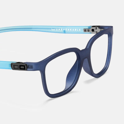 gloryfy GX Kids Shark blue matt Kinderbrille – Seitenansicht